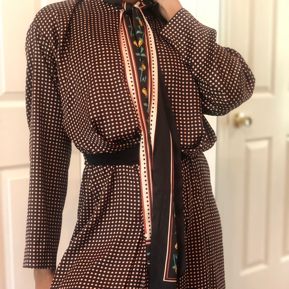 Zara Belted Skater Dress